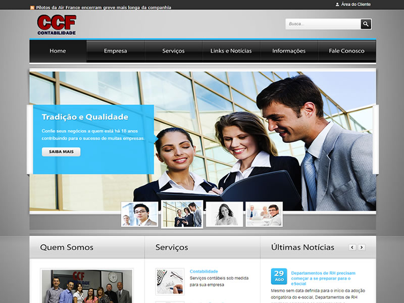CCF Contabilidade Website